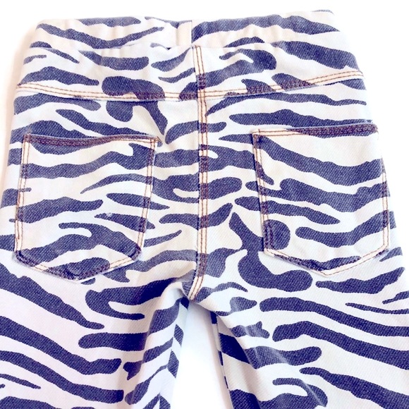 Zara Kids Zebra Print Jeggings, Size 5 - Picture 5 of 8